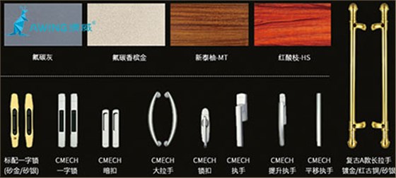 鋁合金門窗五金配件包括哪些？重要嗎？